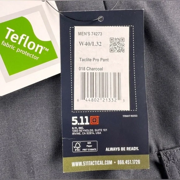 5.11 Tactical Gray Cargo Pants NWT - Picture 3 of 8